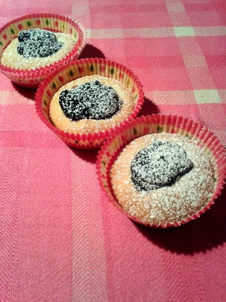 Tarta sable con mermelada de arándanos