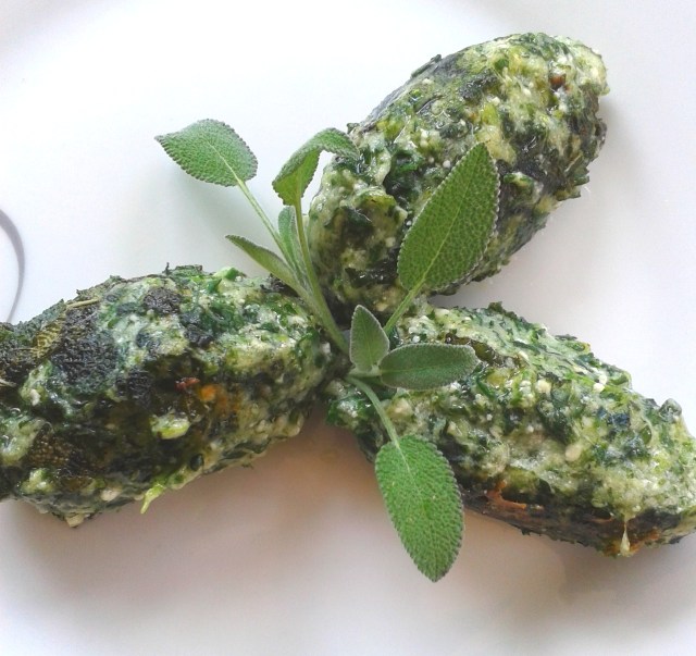 Albondigas de espinacas y requeson