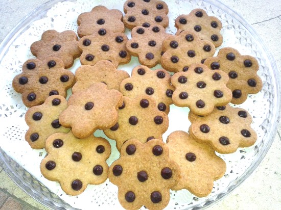Galletas con crema de cacahuete