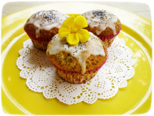 Muffins con semillas de amapola
