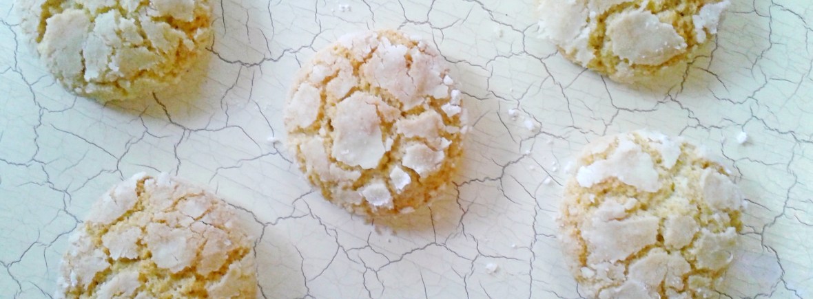 Lemon crinkle cookies