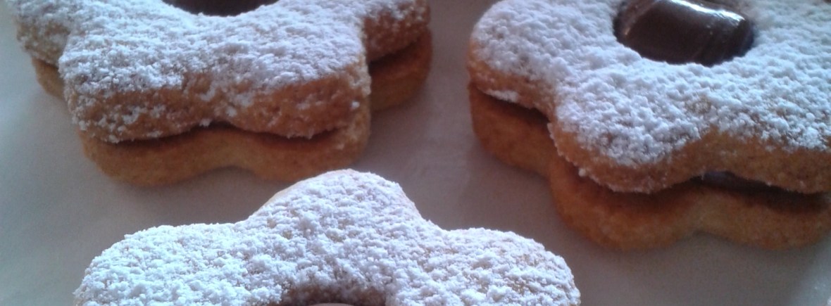 Galletas rellenas de nutella