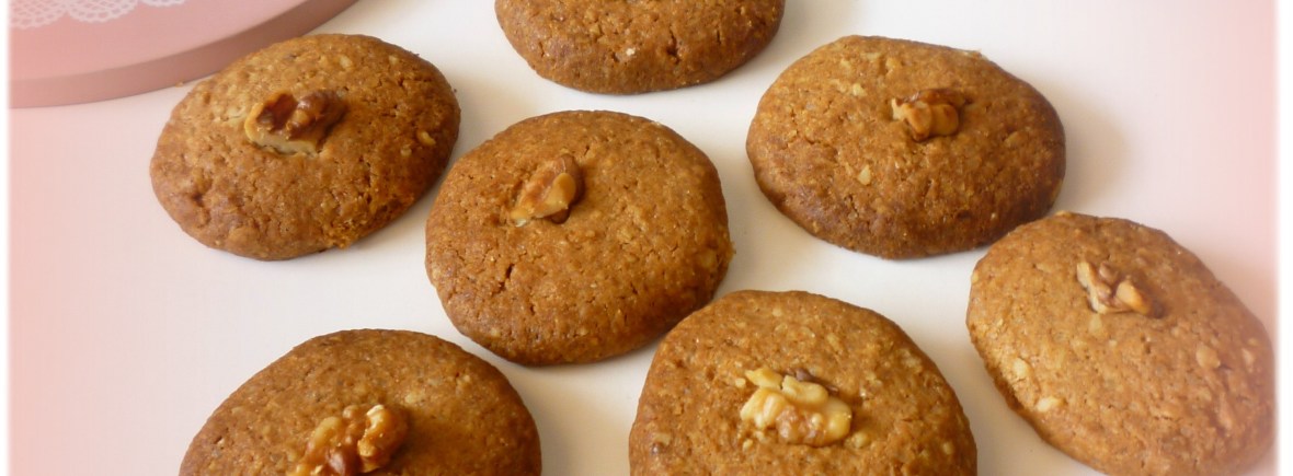 Galletas integrales con nueces