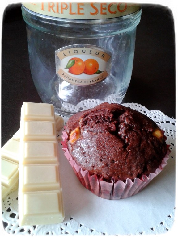 Muffins de chocolate y naranja