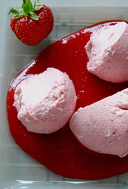 Mousse de fresas
